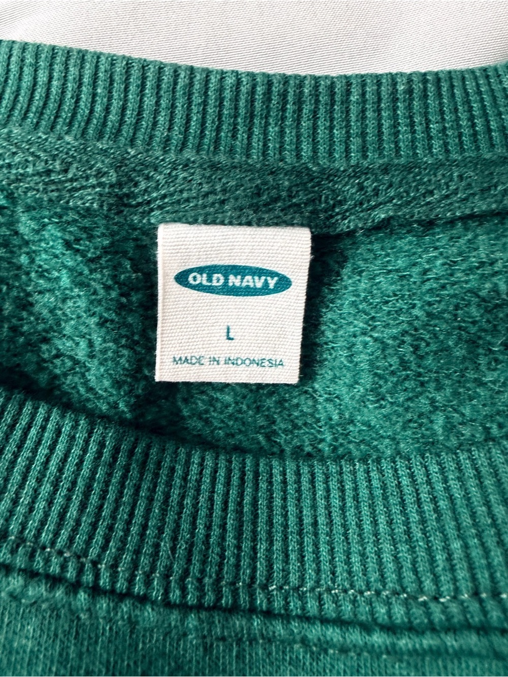Old Navy Celestial Planet Star Sweatshirt Deep Teal Green Large - Picture 6 of 7